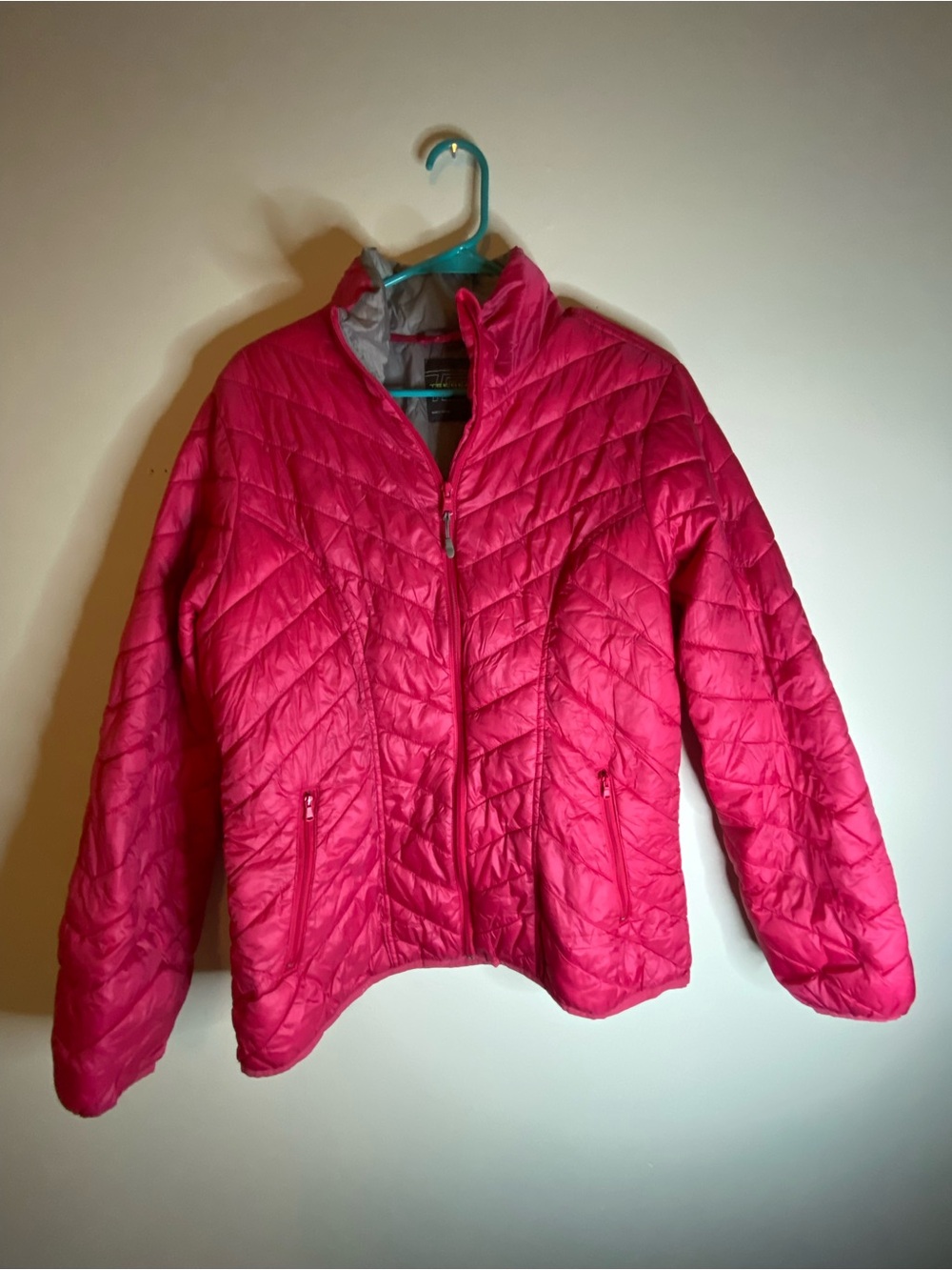 tek gear Hot Pink Quilted Puffer Jacket
